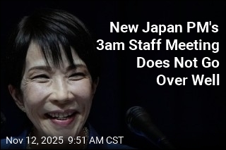 Japan&#39;s New PM Criticized for 3am Meeting With Staff
