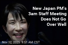 Japan&#39;s New PM Criticized for 3am Meeting With Staff