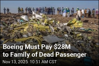 Jury Awards $28M in First Suit Over Boeing 737 Max Crash