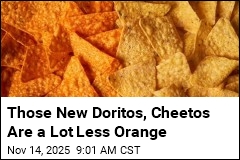 Some Doritos, Cheetos Won&#39;t Be Quite So Orange Anymore