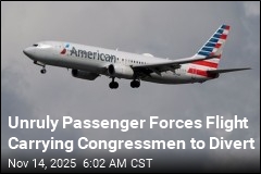 Unruly Passenger Forces Flight Carrying Congressmen to Divert