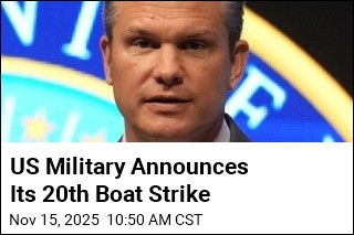 US Military Announces Its 20th Boat Strike