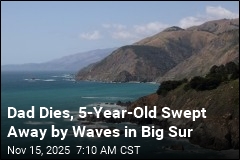 Dad Dies, 5-Year-Old Swept Away by Waves in Big Sur