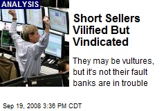 Short Sellers Vilified But Vindicated