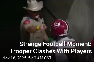 Trooper Has Altercation With Players&mdash;During Game