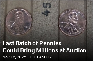 Last Batch of Pennies Could Bring Millions at Auction