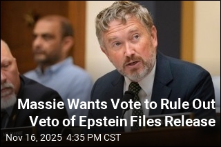 Massie Wants Vote to Rule Out Veto of Epstein Files Release