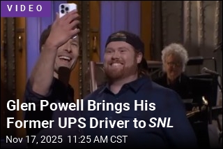 Glen Powell&#39;s SNL Guest: His One-Time UPS Driver