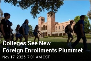 Colleges See New Foreign Enrollments Plummet