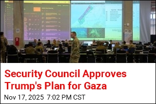 Security Council Approves Trump&#39;s Plan for Gaza