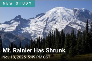 Mt. Rainier Has Shrunk