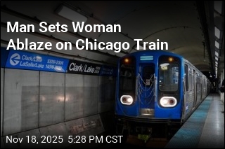 Man Sets Woman Ablaze on Chicago Train