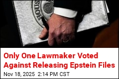 House Votes 427-1 to Release Epstein Files