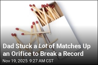 Dad Breaks Guinness Record With 81 Matches Up His Nose