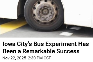 Iowa City&#39;s Bus Experiment Has Been a Rousing Success