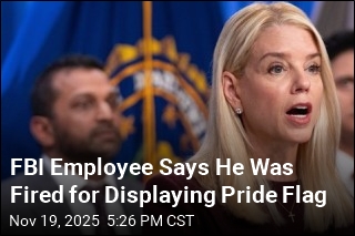 FBI Employee Says He Was Fired for Displaying Pride Flag