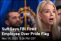 FBI Employee Says He Was Fired for Displaying Pride Flag