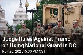 Judge Rules Against Trump on Using National Guard in DC