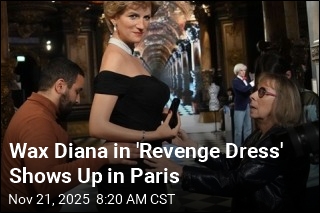 Wax Diana in 'Revenge Dress' Unveiled in Paris