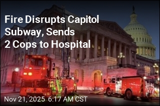 Fire Disrupts Capitol Subway, Sends 2 Cops to Hospital