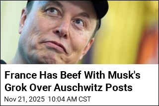 France Has Beef With Musk's Grok Over Auschwitz Posts