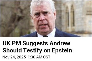 UK PM Suggests Ex-Prince Should Testify on Epstein