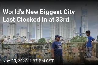 World&#39;s New Biggest City Last Ranked 33rd