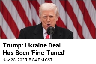 Trump Says Talks on Ukraine Deal Near Finish Line