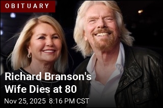 Richard Branson&#39;s Wife Dies at 80