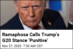 Ramaphosa Calls Trump&#39;s G20 Stance &#39;Regrettable&#39;