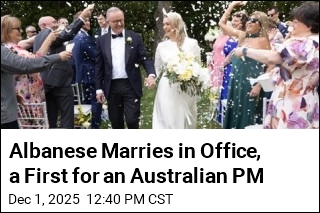 Albanese Marries in Office, a First for an Australian PM