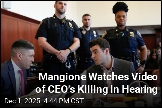 Mangione Watches Video of CEO's Killing in Hearing