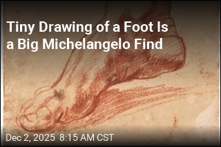 Tiny Drawing of a Foot Is a Big Michelangelo Find