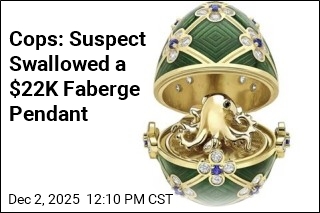 Cops: Suspect Swallowed a $22K Faberge Pendant