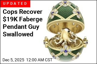 Cops: Suspect Swallowed a $22K Faberge Pendant