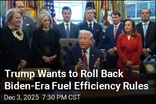 Trump Wants to Roll Back Biden-Era Fuel Efficiency Rules