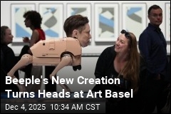 Beeple&#39;s New Creation: Robot Musk, Warhol Dogs