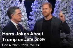 Harry Jokes About Trump, CBS in Late Show Appearance