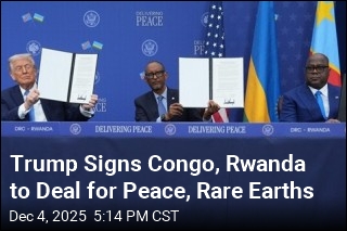 Trump Signs Congo, Rwanda to Deal for Peace, Rare Earths