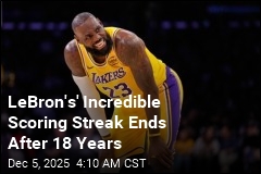 LeBron&#39;s&#39; Incredible Scoring Streak Ends After 18 Years