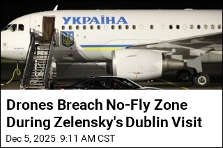 Drones Breach No-Fly Zone During Zelensky&#39;s Dublin Visit