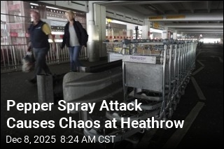 Pepper Spray Attack Causes Chaos at Heathrow