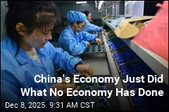 China Logs Major Economic Milestone