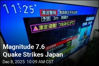 Magnitude 7.6 Quake Strikes Japan