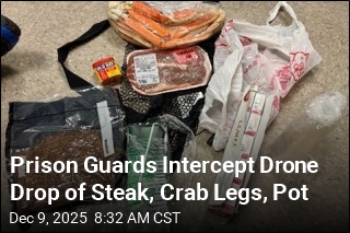 Prison Guards Intercept Drone Drop of Steak, Crab Legs, Pot