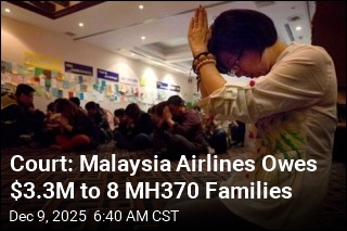 Court: Malaysia Airlines Owes $3.3M to 8 MH370 Families