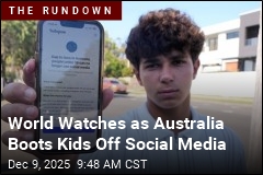 World Watches as Australia Boots Kids Off Social Media