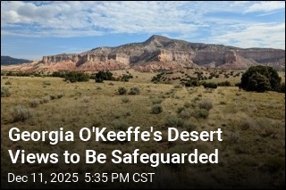 Georgia O'Keeffe's Views of the NM Desert to Be Safeguarded