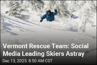 Vermont Rescue Team: Social Media Luring Skiers Into Danger