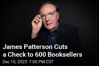 James Patterson Sends 600 Booksellers a Holiday Surprise
